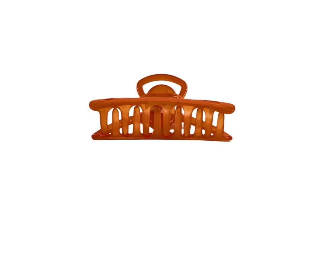مشبك شعر بلاستيكي بني - Image 2