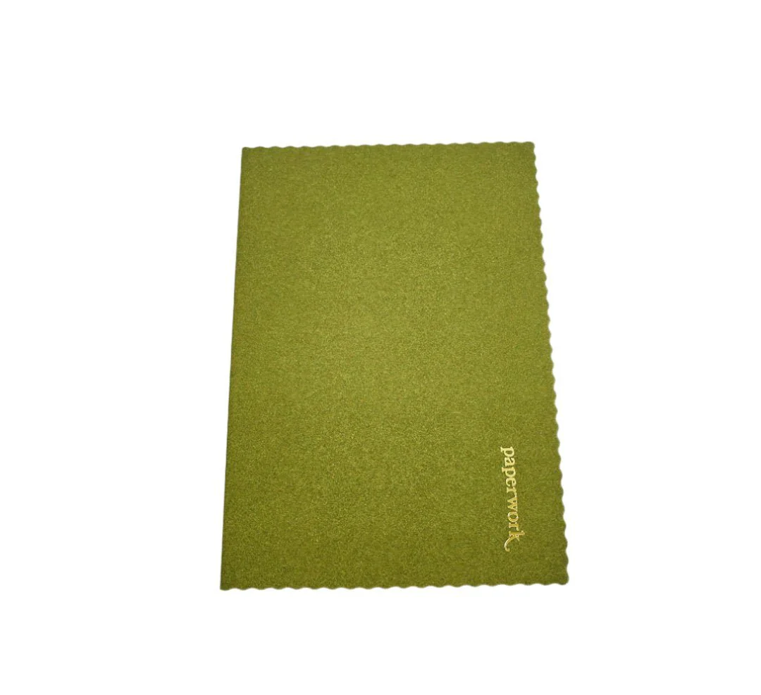 دفتر ملاحظات Paperwork أخضر زيتوني