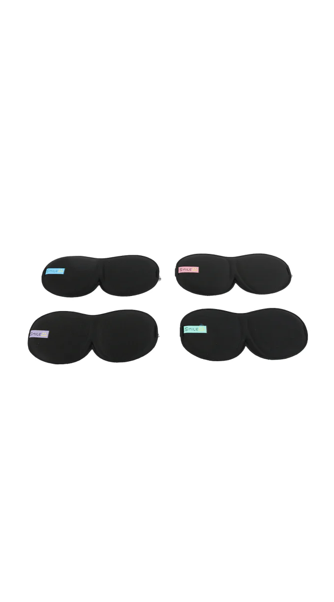 غطاء عيون للنوم أسود 3D - Image 5