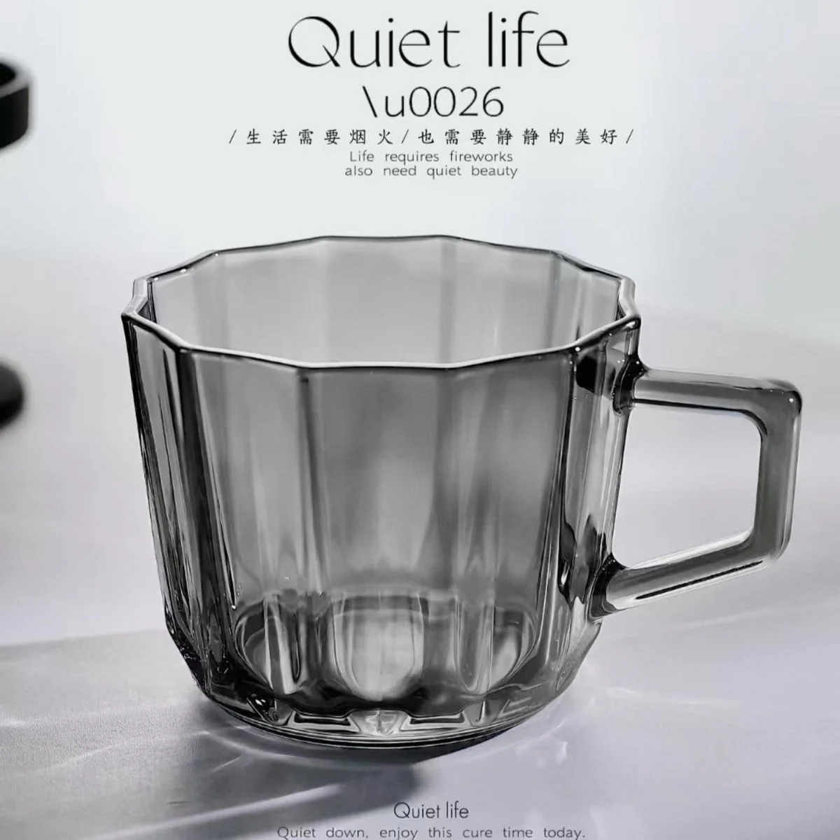أكواب زجاجية أنيقة - تصميم فريد - Image 2