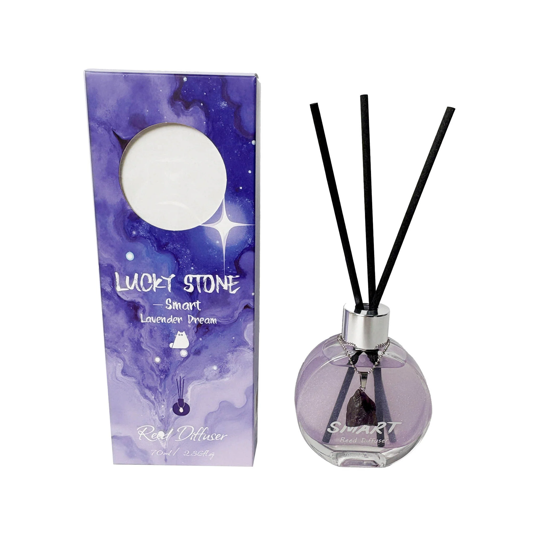معطر الجو بعيدان الخشب "سِمارت" برائحة اللافندر – 70 مل - Image 2