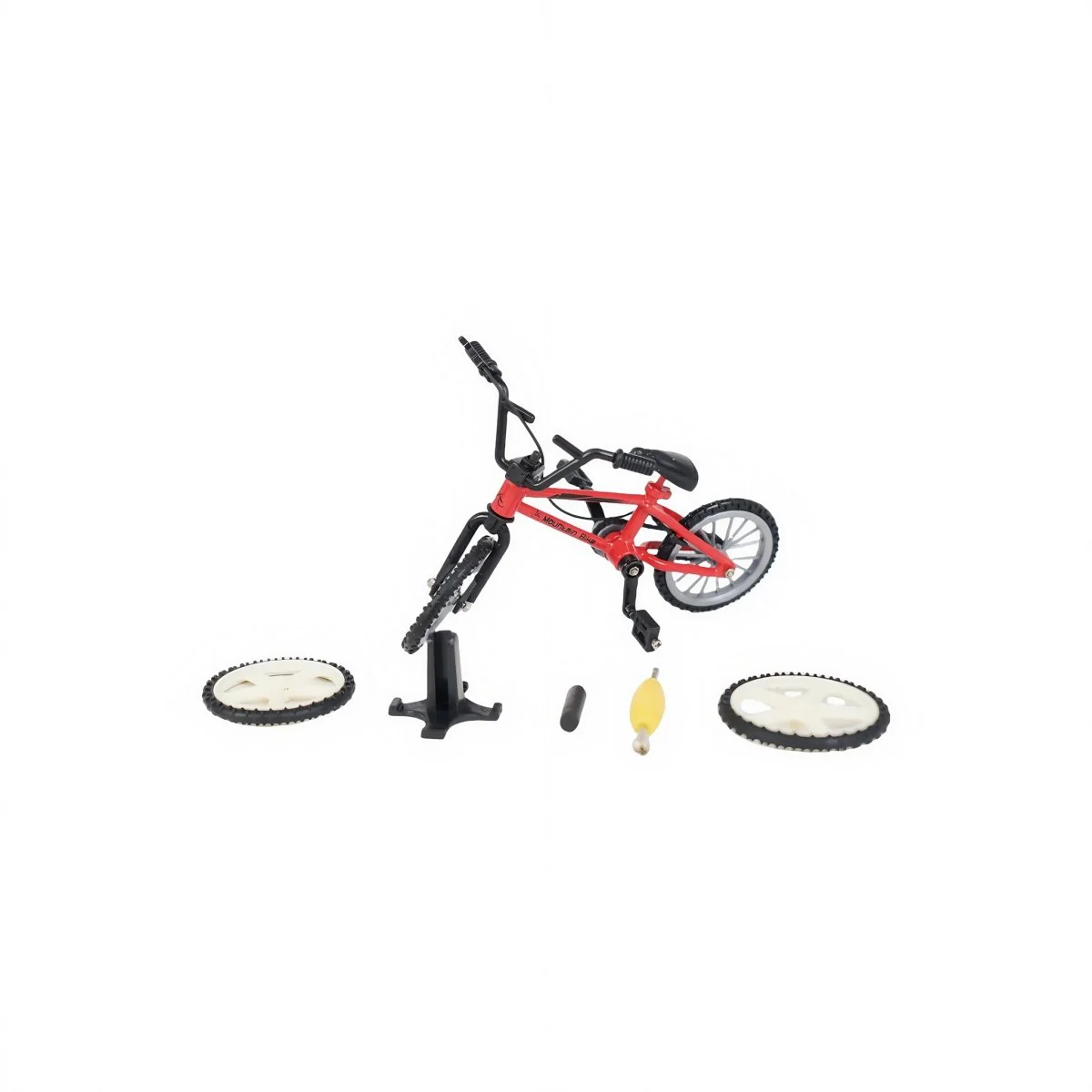 دراجة أصابع BMX حمراء مصغّرة - Image 3