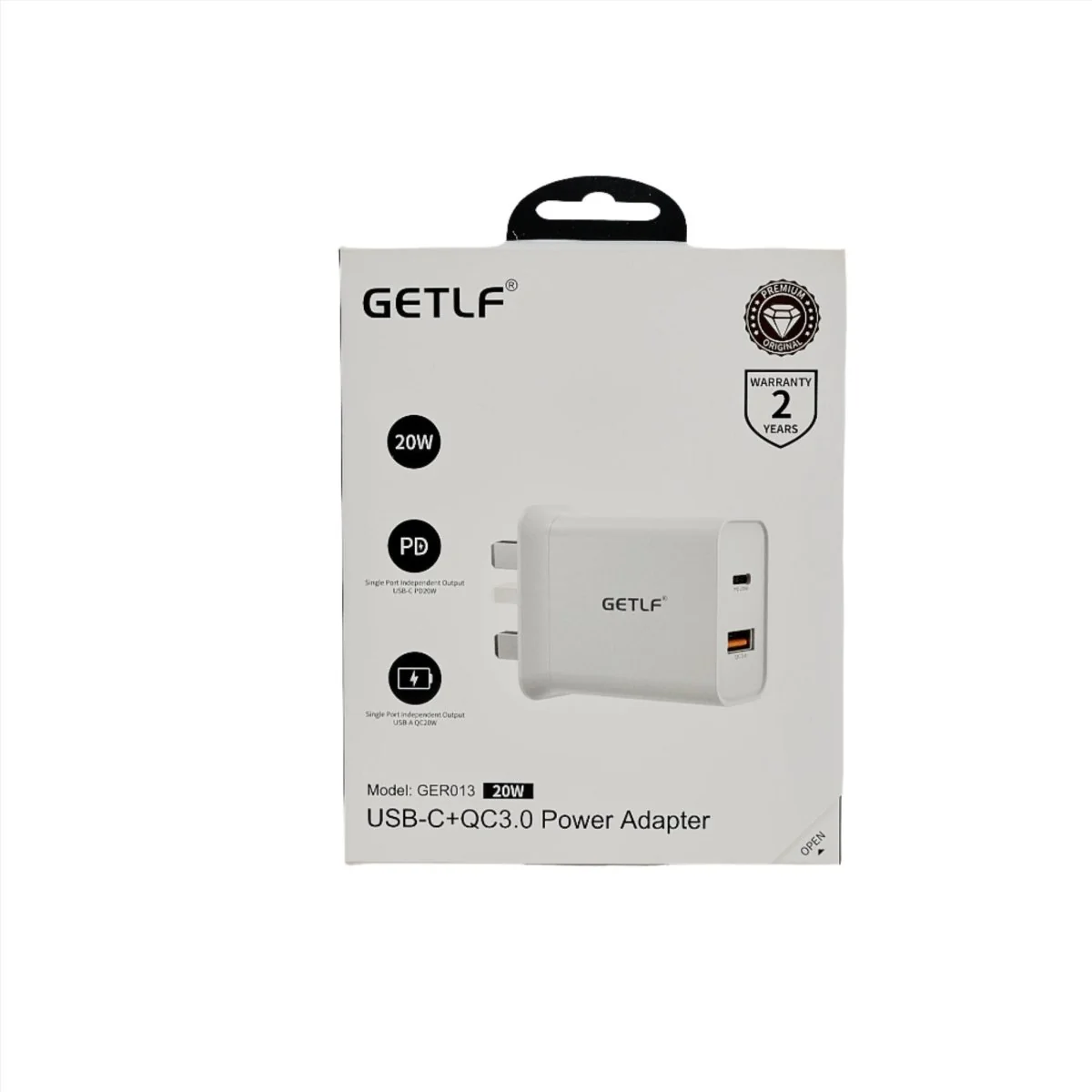 شاحن جيتلف 20 واط USB-C QC3.0 - Image 4