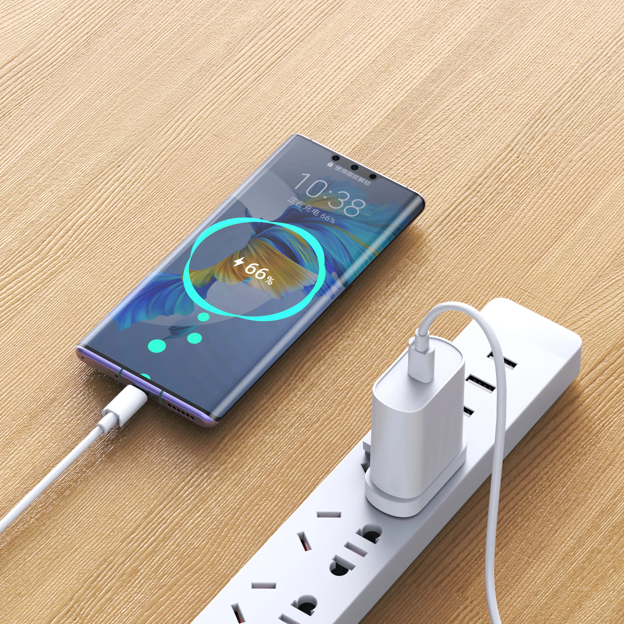 شاحن USB-C سريع 65 واط مع كابلين - Image 9